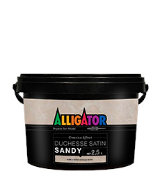 ALLIGATOR DUCHESSE SATIN SANDY GALON
